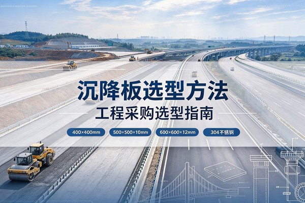 新晃沉降板选择方法