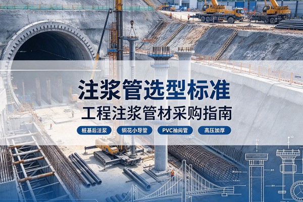 新晃注浆管选型标准