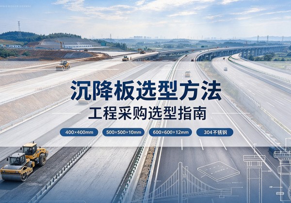 新晃沉降板选择方法